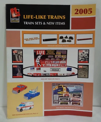 LIFE-LIKE MODEL TRAIN  2005 DEALERS CATALOGS TRAIN SETS & NEW ITEMS - Image 1 of 4