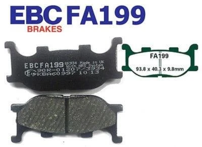 EBC Garnitures De Frein FA199 pour Yamaha Sr Tdr XV XJ XVS FZ6 MT-03 - Photo 1/2