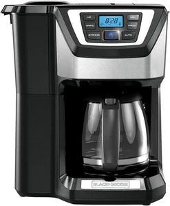 12-Cup Mill and Brew Coffee Maker, Automatic Grind and Brew Drip Co - Picture 1 of 10