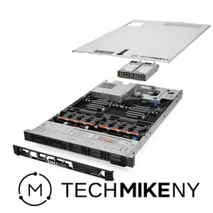 Dell PowerEdge R640 Server 2x Gold 6148 2.40Ghz 40-Core 128GB RAM 8x Caddies - Picture 1 of 5