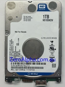 WD10SMZW-11Y0TS0 Western Digital, DCM: HBNT2BN, 25MAY2017 Data Recovery - Picture 1 of 1