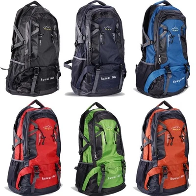 60L Rucksack Wasserdicht Wanderrucksack Trekking Reiserucksack Herren&Damen Groß - Bild 1 von 4