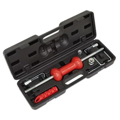 Sealey Slide Hammer Kit 9 Pieces With 1.25kg Sliding Weight DP935B - Image 1 of 4