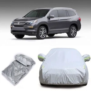 Car Cover Waterproof All Weather Outdoor Sun Protection Cover For Honda Pilot - Picture 1 of 13