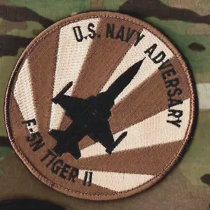 PARCHE DE ARMAS DE COMBATE USN ESCUELA NSAWC NAWDC F-5N TIGRE BANDIDO ADVERSARIO vêlkrö - Imagen 1 de 7