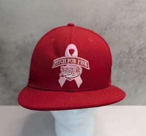 New Era 59Fifty 7 1/4 Clearwater Threshers Pitch For Pink Fitted Baseball Hat - Picture 1 of 7