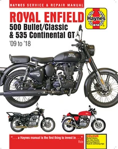 Reparaturhandbuch Royal Enfield 500 Bullet / Classic u. 535 Continental GT 09-18 - Picture 1 of 7