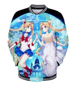 Sailor moon Cosplay Anime Manga Jacke Jacket pulli Sweatshirt Hoodie Pullover - Picture 1 of 3