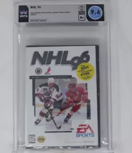 New NHL '96 Hockey Sega Genesis Factory Sealed Video Game Wata Graded 9.6 B+ - Picture 1 of 4