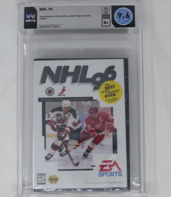 New NHL '96 Hockey Sega Genesis Factory Sealed Video Game Wata Graded 9.6 B+ - Image 1 of 4