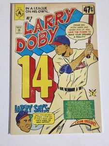 Larry Doby Cleveland Indians HOF Limited Edition Pop Fly Art Print 105/215 - Picture 1 of 2