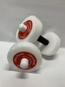 NEW - #1 TheraBand Foam Water Weights Aquatic Dumbbells Pool Fitness Light Pair  - Picture 1 of 5