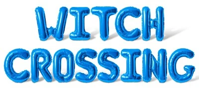 Banner Globo Letra CRUCE DE BRUJAS - 16" Globos Decoraciones Fiesta Halloween Foto 1 de 4