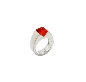 Ring Sterling Silber 925 Gr. 53 Stein rot - Bild 1 von 4