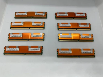 8X 512MB Hynix 1Rx8 PC2-5300F-555-11 Server Memory RAM HYMP564F72CP8N3-Y5 AB-C - Image 1 of 4