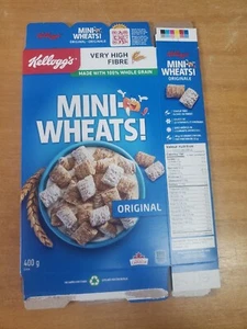 Kellogs Mini Wheats   400g Cereal box - Picture 1 of 2