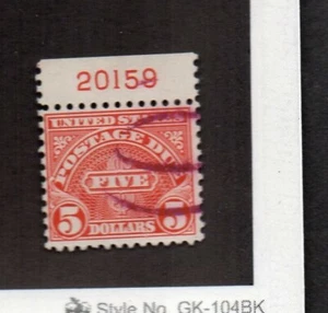 US #J78a, scarlet, dry printing, used plate number single. - Picture 1 of 1