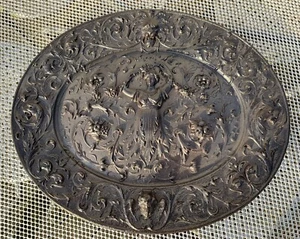 American Radiator Co Cast Iron Advertising Plaque, Maiden, Beasts, Cherub. - Picture 1 of 8