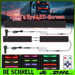 LED-Bildschirm Lkw Devil's Eye Lampe Lkw dynamisches Licht Auto-Augenlicht - Bild 1 von 18