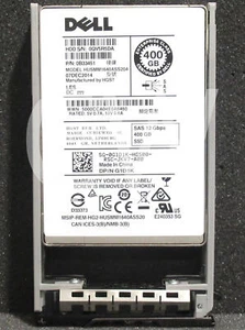 G1D1K HUSMM1640ASS204 DELL ENTERPRISE 400GB 12Gbps 2.5" SAS Solid State Drive - Picture 1 of 2