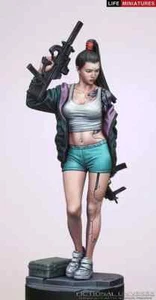 Life Mins Bad Blood 2 Post Apocalyptic 75 mm 1/24 Figura Kit Sin Pintar - Imagen 1 de 6