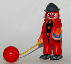 Playmobil Terrifying Clown w/ red balloon & donut - circus - C22 - Picture 1 of 4
