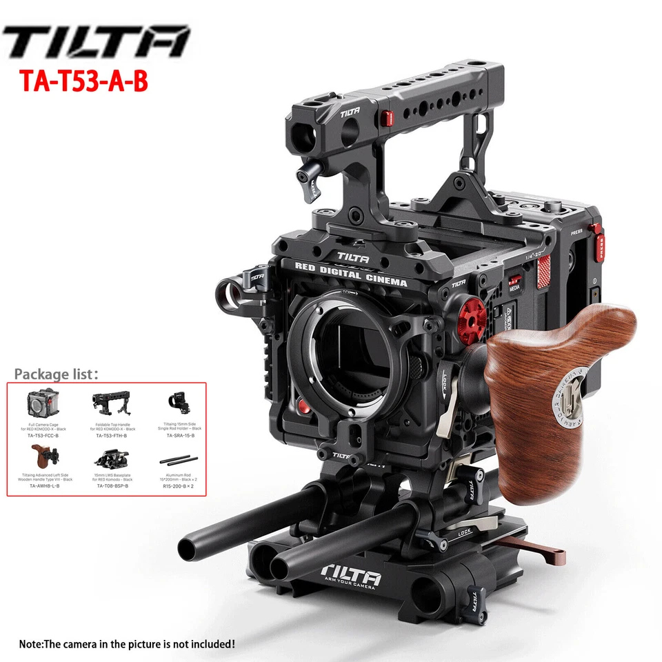 TILTA TA-T53-A-B Camera Cage for RED KOMODO-X Lightweight Kit Proc Camera - Image 1 of 4