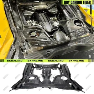 Dry Carbon Fiber Engine Covers Set Protector Kit Fits Maserati MC20 Coupe 2022+ - Bild 1 von 18