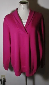 BLAIR Pink Magenta Long Sleeve V-Neck Jersey Size XL - Picture 1 of 6