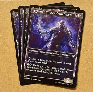 MTG ~ PLAYSET ~ 4x Tymaret, Chosen From Death SHOWCASE ~ THB Theros Beyond Death - Picture 1 of 9