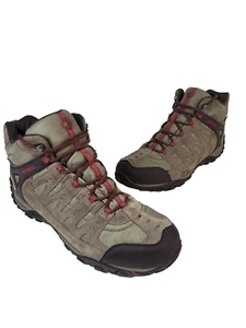 Merrell Accentor Mid Suede Hiking Boots Bungee Cord Red Ochre Size 14 J326568C - Picture 1 of 7