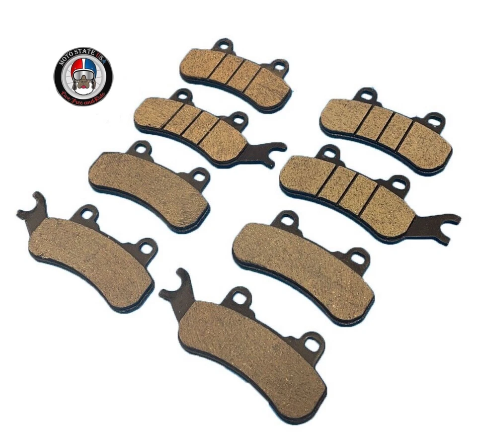 Pastilhas de freio dianteiras traseiras para Can-Am Maverick X3 R Max 4x4 Turbo DPS 17 (2018 2019) - Imagem 1 de 1