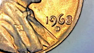 1968 D Lincoln Memorial D.D.O. and F S - 501 Uncirculated P - 2 ******** - Picture 1 of 12