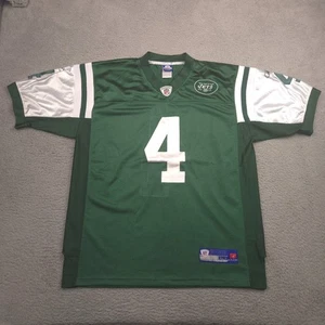 Maglia Reebok NFL Authentic Brett Favre New York Jets da uomo taglia 52 verde bianco - Foto 1 di 12