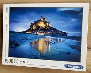Clementoni 1500 Piece Jigsaw Puzzle Le Mont Saint-Michel 31994 Complete - Picture 1 of 1