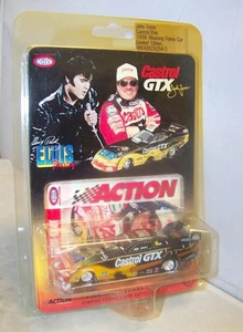 1:64 ACTION 1998 CASTROL GTX ELVIS PRESSLEY MUSTANG FUNNY CAR NHRA JOHN FORCE - Picture 1 of 3