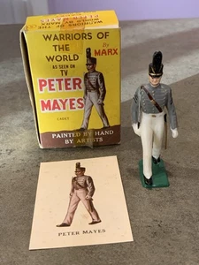 Vintage Marx Krieger der Welt Kadetten Westpoint Peter Mayes mit Box & Karte - Bild 1 von 7
