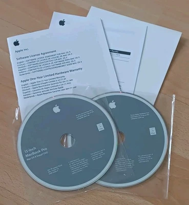 Apple MacBook Pro Installations DVDs Mac OS X 10.5.6  2Z691-6355-A 2Z691-6354-A - Bild 1 von 3