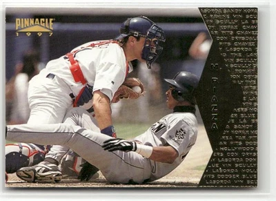 1997 PINNACLE #103 MIKE PIAZZA LOS ANGELES DODGERS - Image 1 of 2