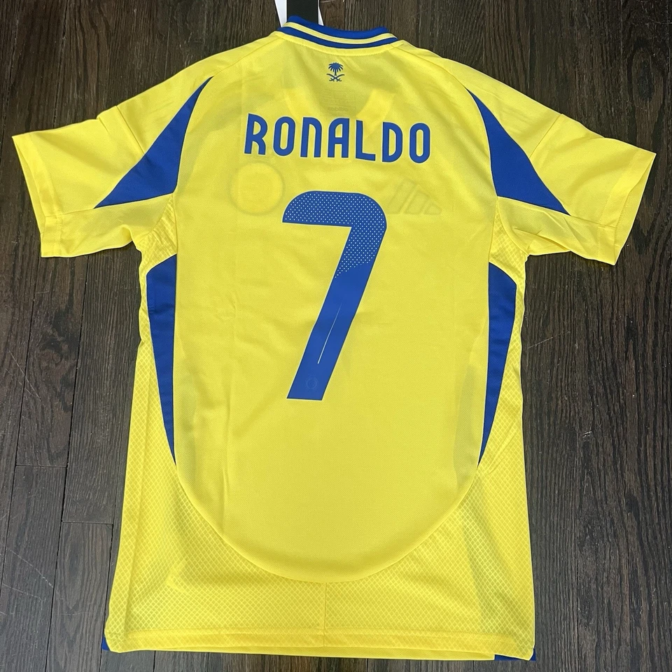 S - SMALL RARE Adidas Cristiano Ronaldo Al-Nassr FC 24/25 Home Jersey JP0459
