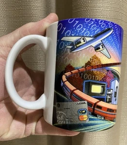 SELTENE Grafik General Electric GE Transportation Mastercard Kaffeebecher - Bild 1 von 11