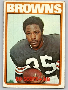 1972 Topps #187 Bo Scott Cleveland Browns Free Shipping! - Picture 1 of 2