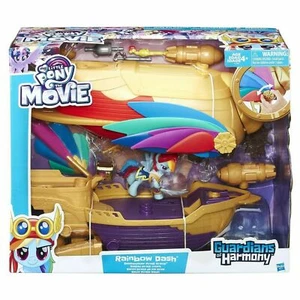 My Little Pony Película Swashbuckler Pirata Airship Rainbow Dash Set Figura Toy - Imagen 1 de 8