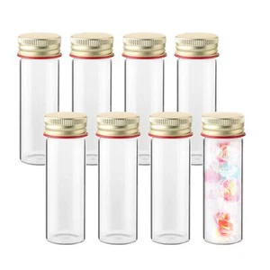 20 PCS 25ML Clear Clear Glass Test Tubes with Screw Caps 28mm Diameter x 85mm... - Picture 1 of 7