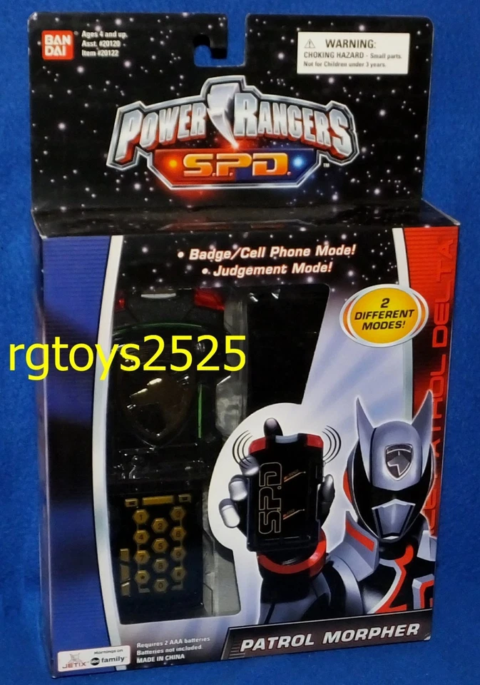 Power Rangers SPD Space Patrol Morpher Shadow Delta W Judgement Mode 2004