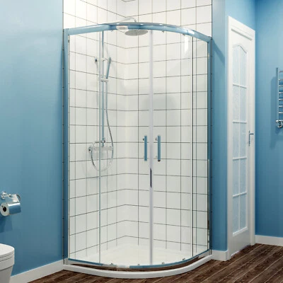 900x900mm Quadrant Shower Enclosure Door Wet Room Glass Screen Corner Cubicle