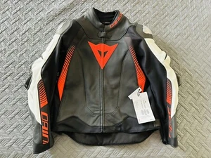 Dainese Super Speed 4 Perforated Leather Racing Motorcycle Jacket Size 54 - Picture 1 of 15
