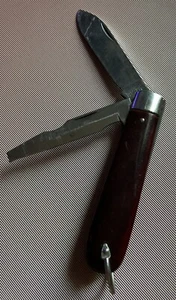 IMPERIAL KNIFE MADE IN USA ELECTRICIANS VINTAGE POCKET KNIFE (see Pictures) - Picture 1 of 5