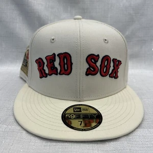 New Era Navy Boston Red Sox 2004 World Series 59FIFTY Fitted Hat Size 7 1/8 - Picture 1 of 6