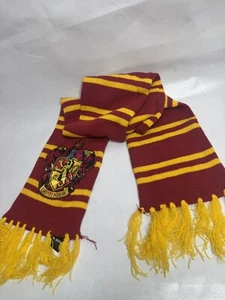Harry Potter Gryffindor Bufanda Rojo Amarillo Logo Rayas - Imagen 1 de 4